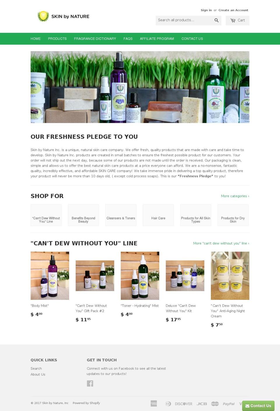 skinkare4u.com shopify website screenshot