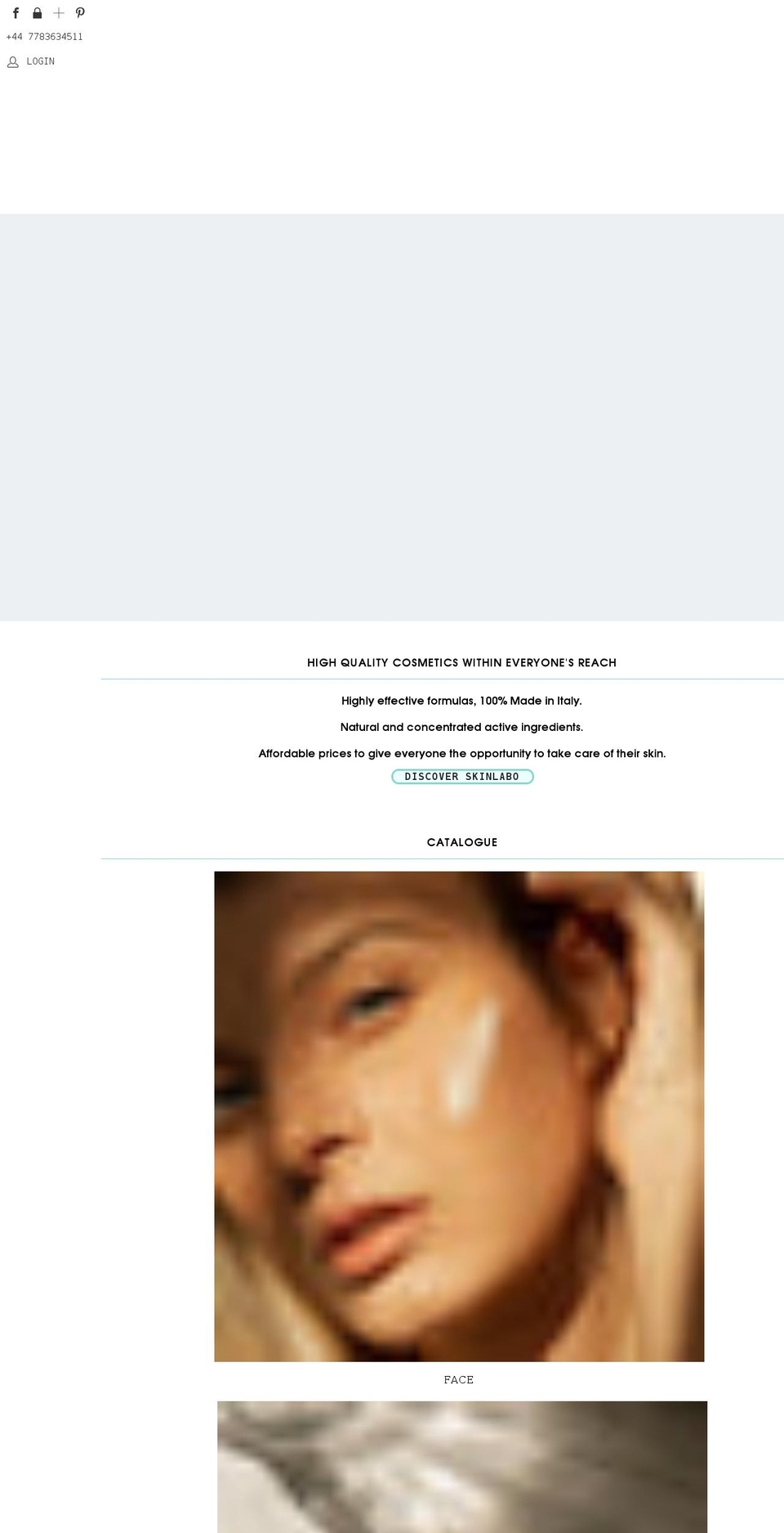 Skinlabo-Nuovo Design-PMI Shopify theme site example skinlabo.uk