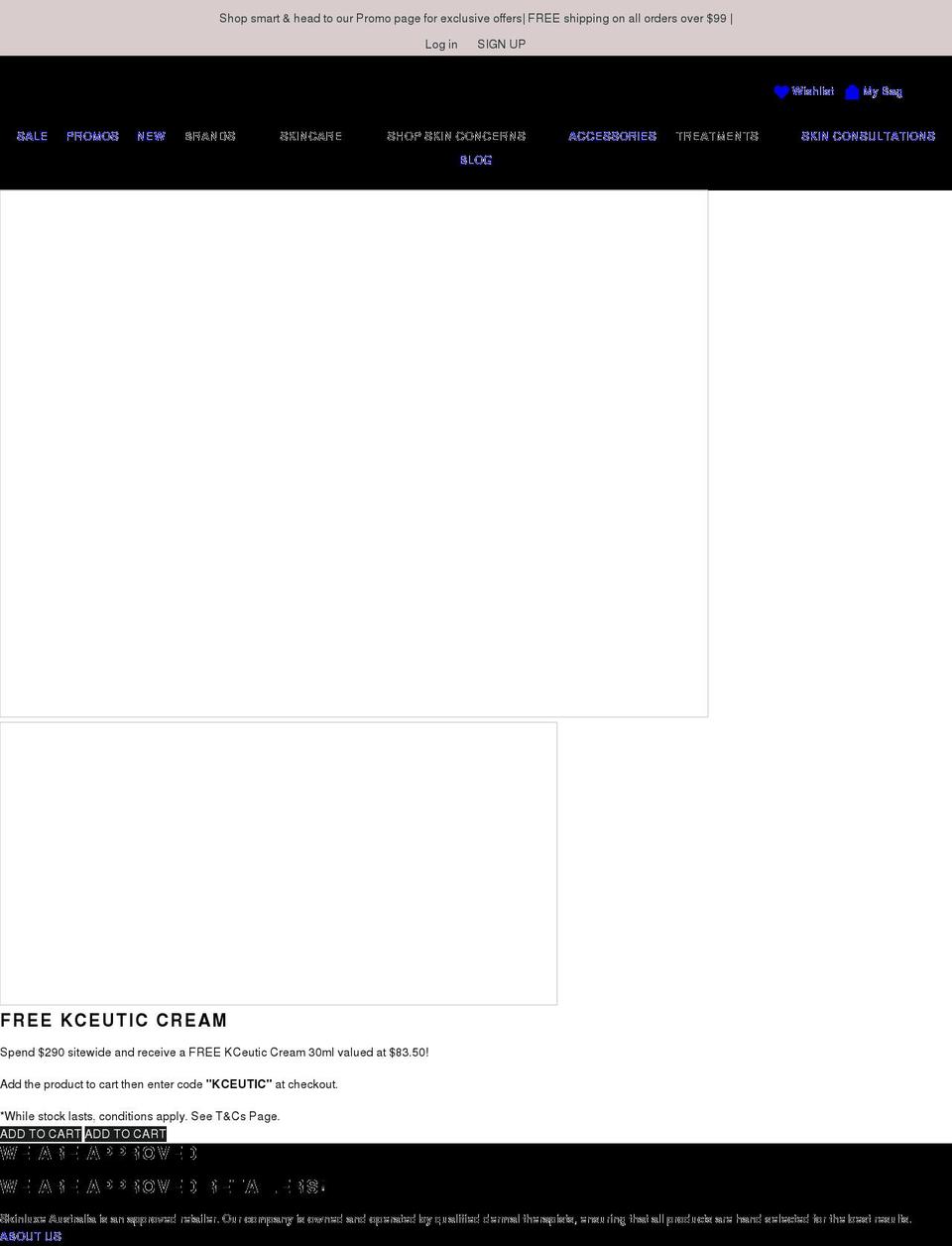 skinluxe.com.au shopify website screenshot