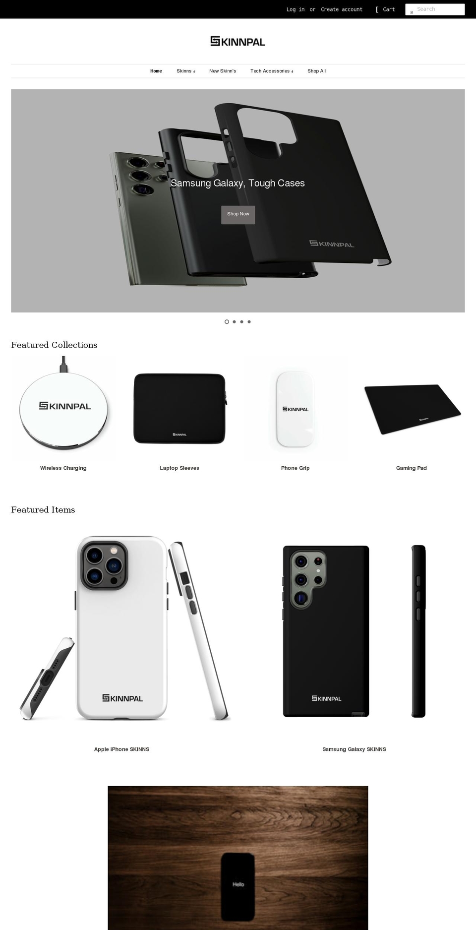 skinnpal.com shopify website screenshot