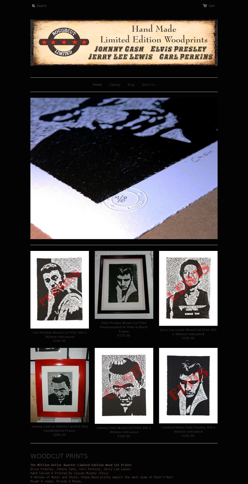 skinnyelvis.com shopify website screenshot
