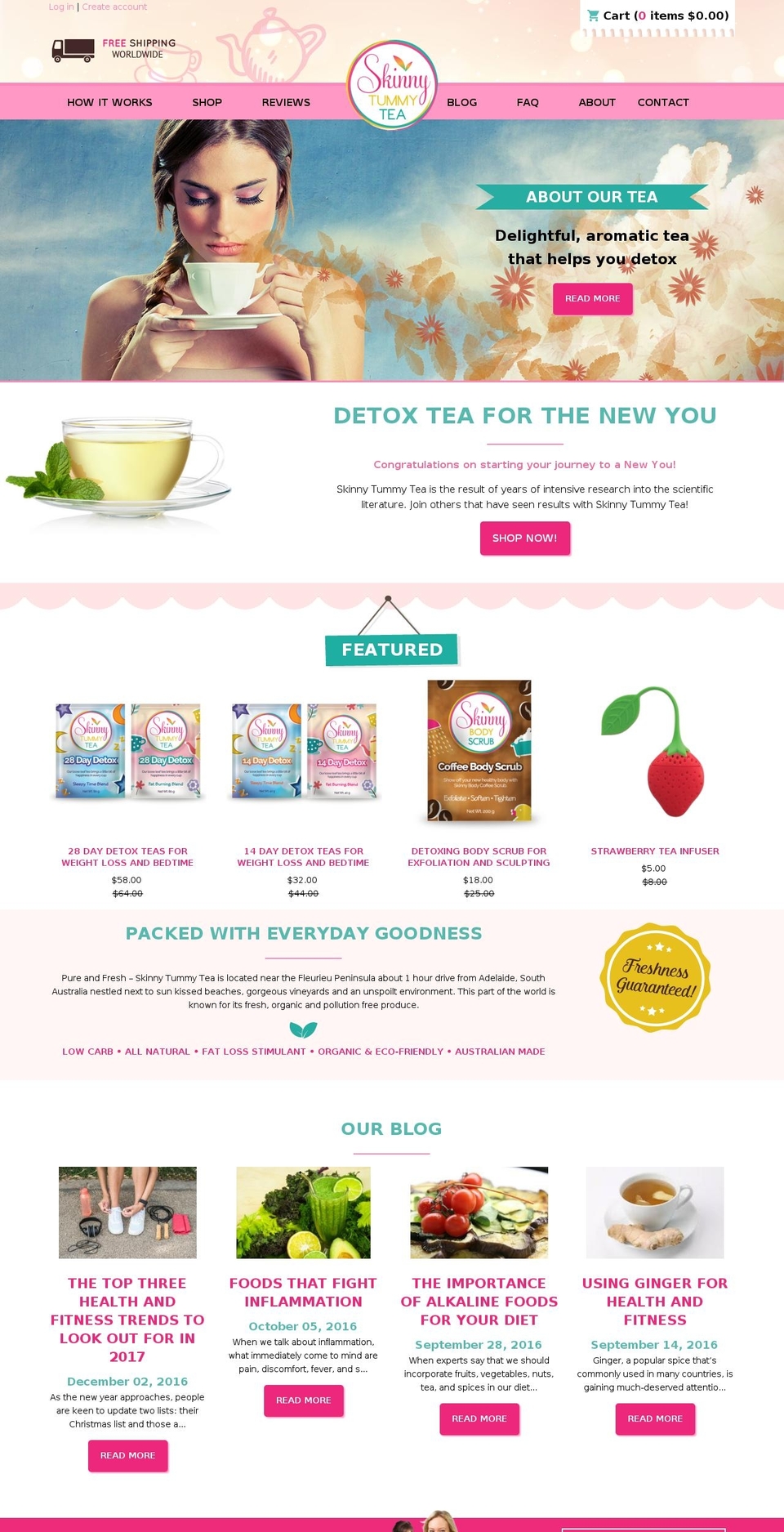 timber-2-1-4 Shopify theme site example skinnytummytea.com