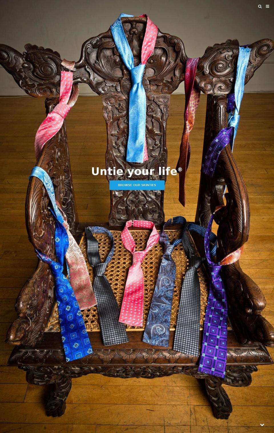 skintie.com shopify website screenshot