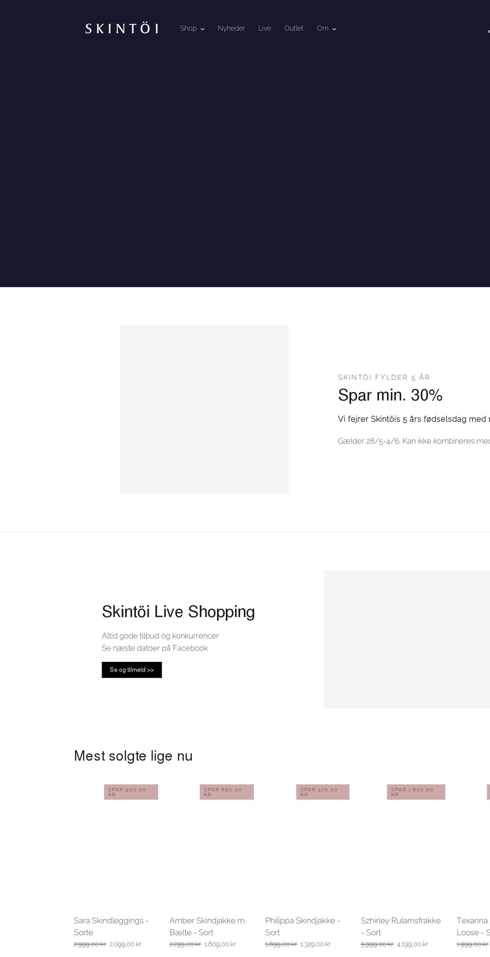 skintoi.dk shopify website screenshot