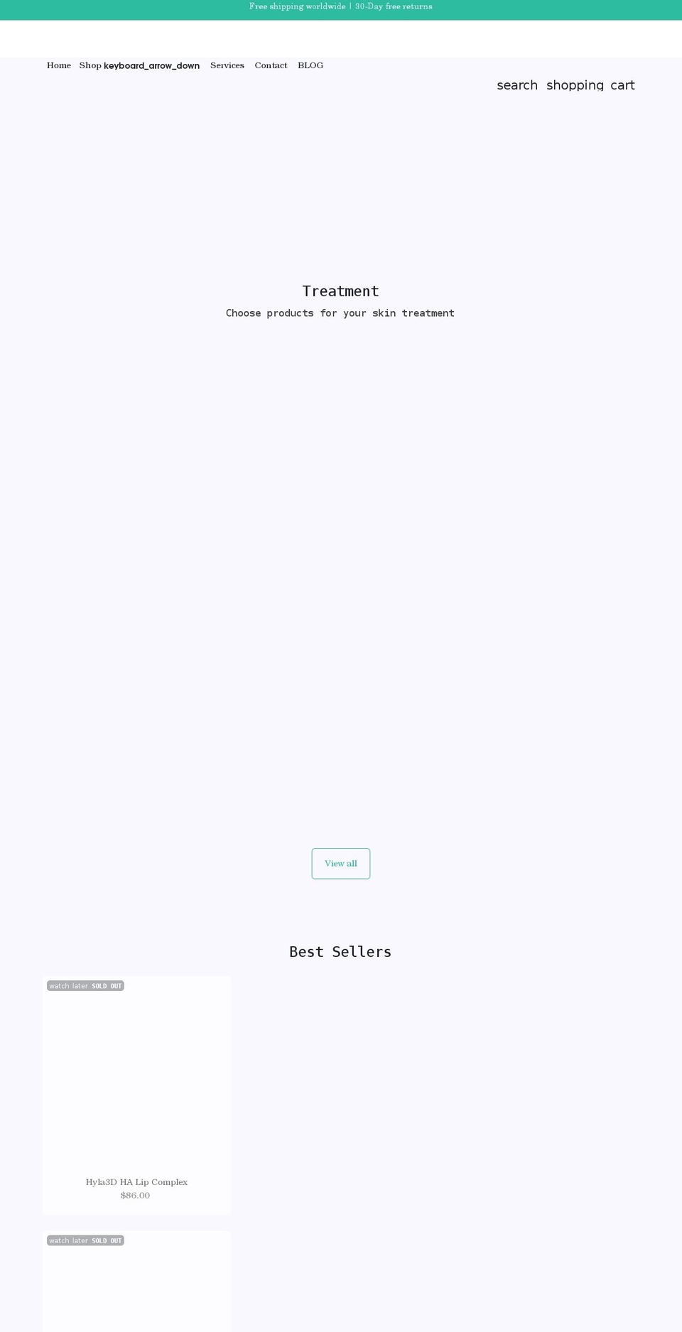 skintreats.ca shopify website screenshot