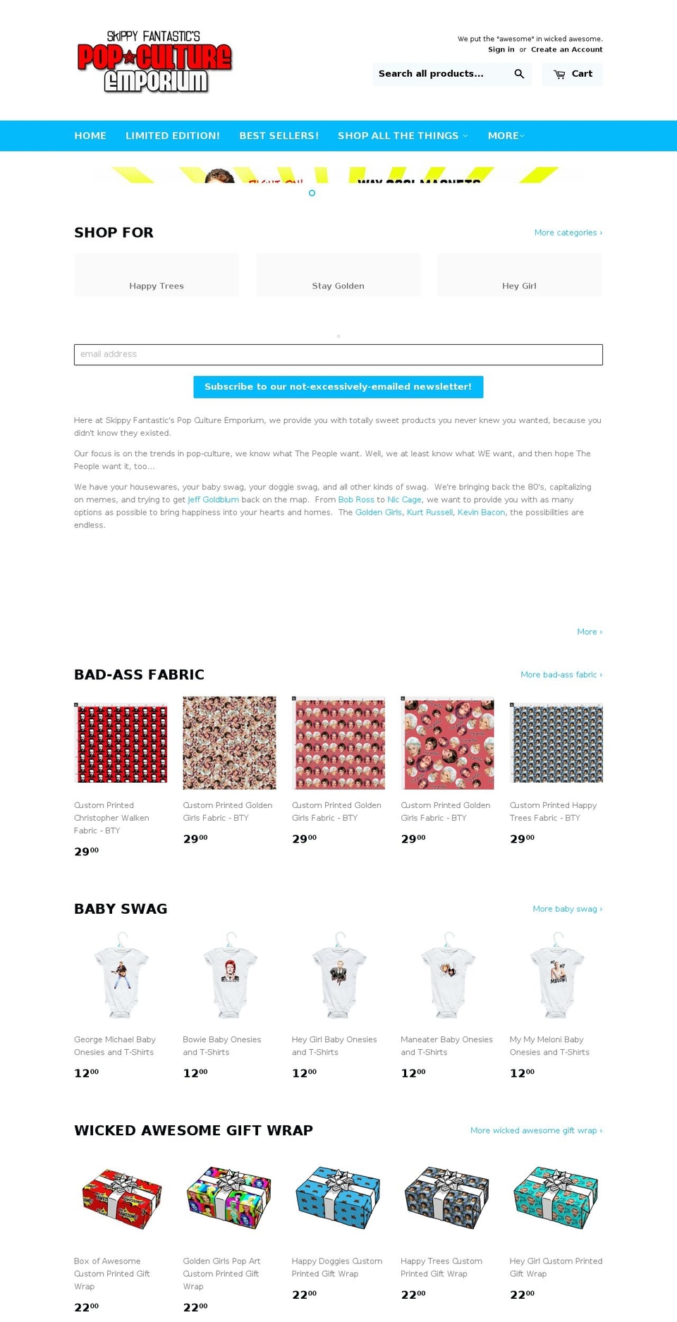 skippyfantastic.com shopify website screenshot