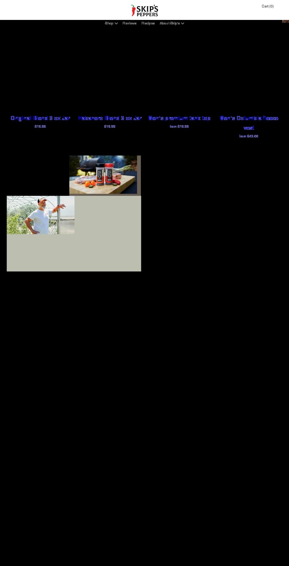 skipspeppers.com shopify website screenshot