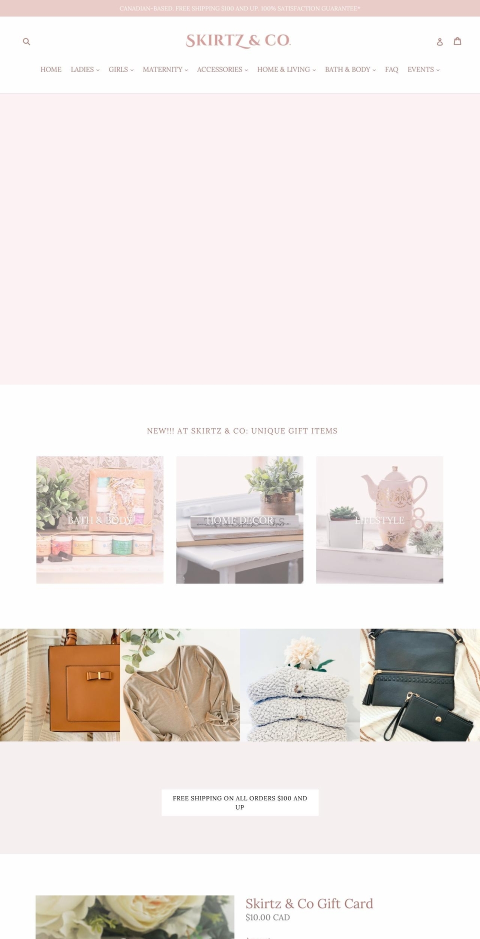 skirtznco.com shopify website screenshot