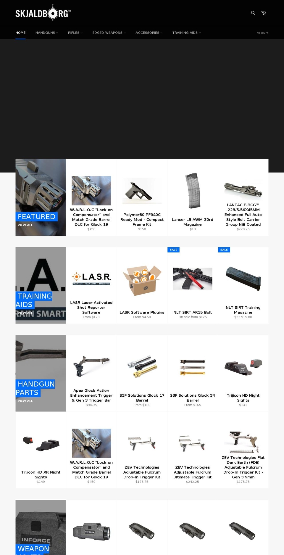 skjldbrg.com shopify website screenshot