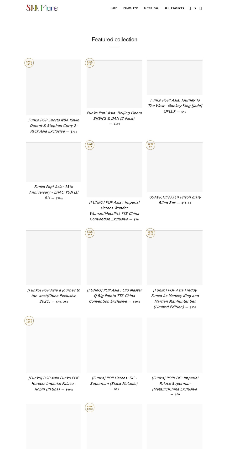 skkmore.com shopify website screenshot