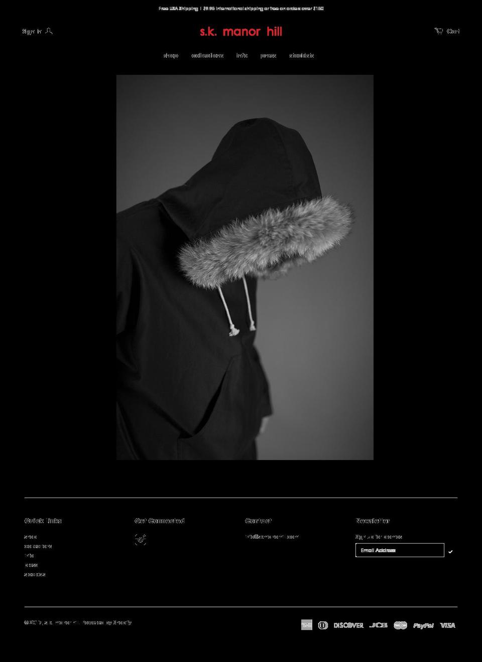 skmanorhill.com shopify website screenshot