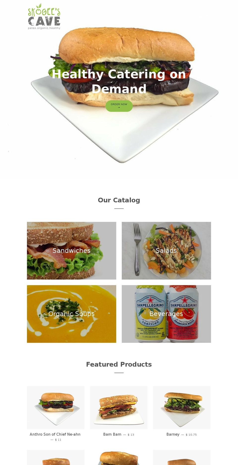 skogeescave.com shopify website screenshot