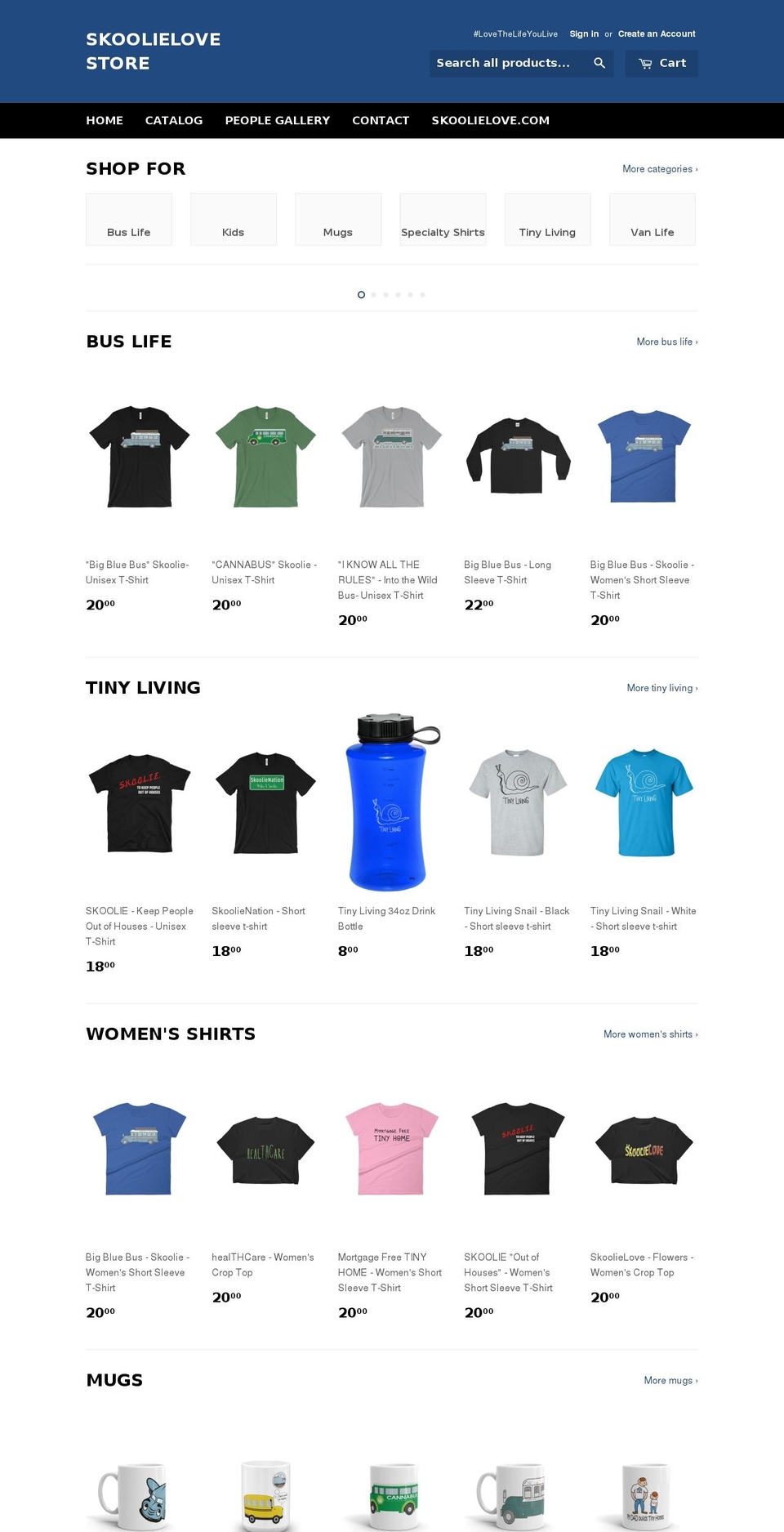 skoolienation.com shopify website screenshot