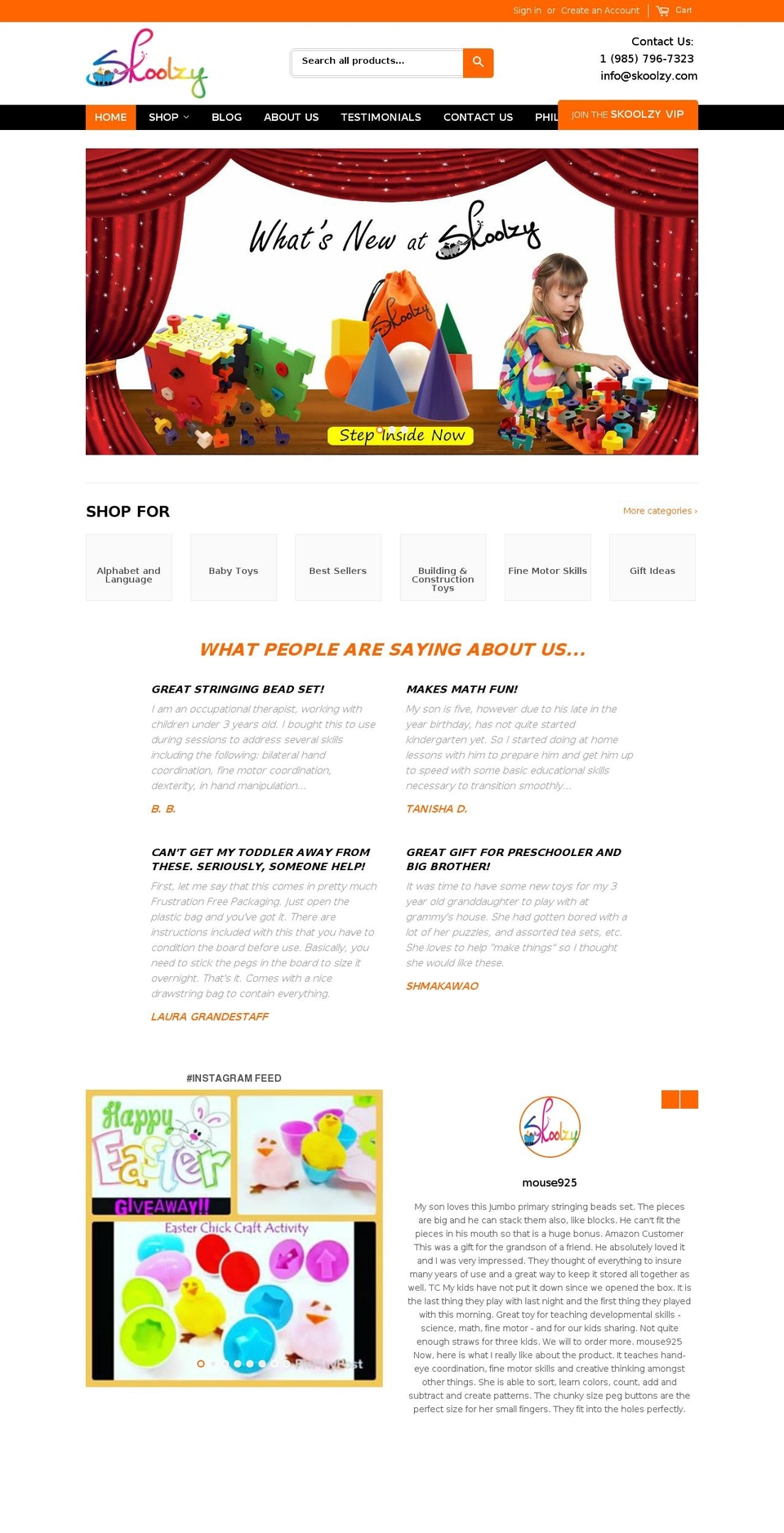 skoolzy.com shopify website screenshot