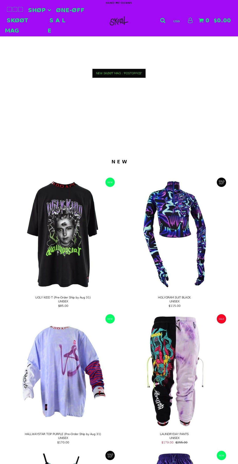 skootskootskoot.com shopify website screenshot