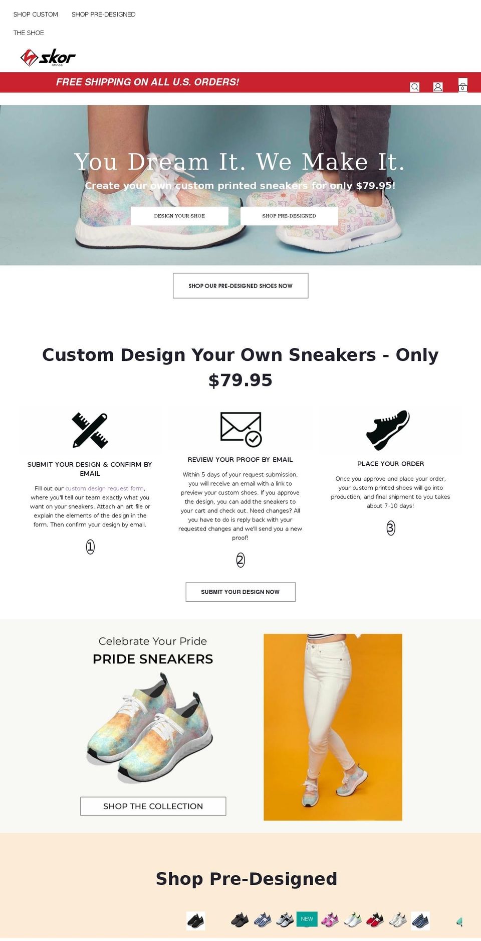 skorshoes.com — Shopify storefront screenshot