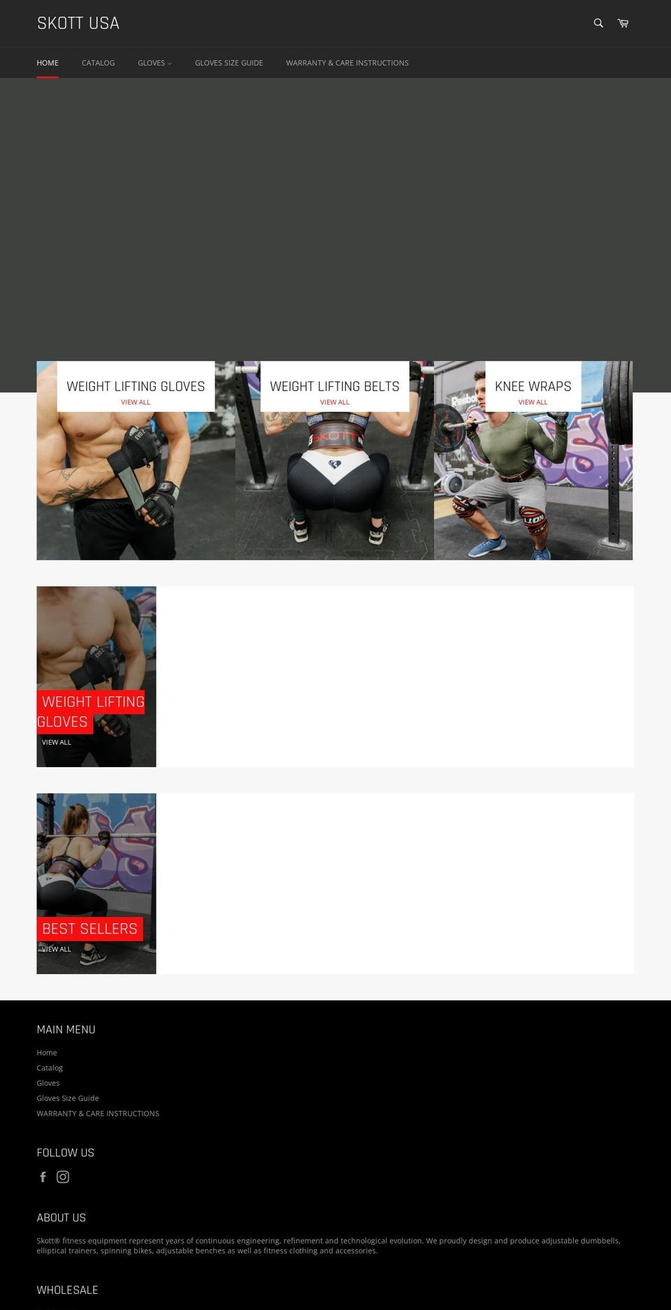 skott-usa.com — Shopify storefront screenshot