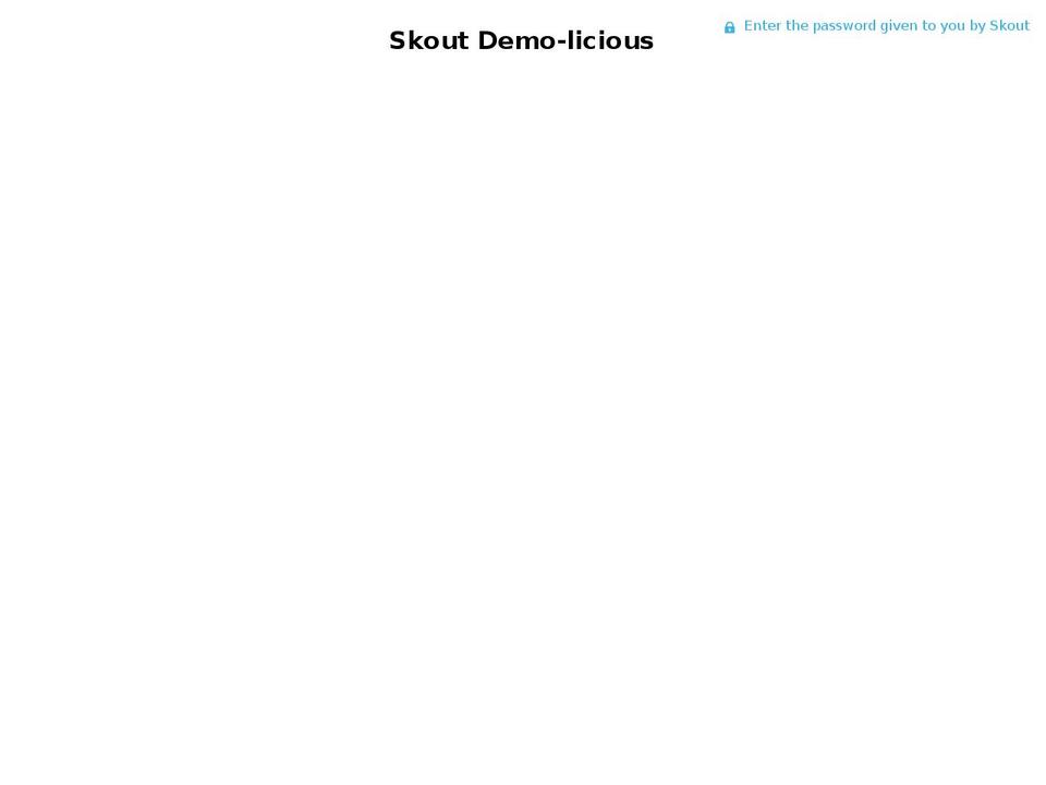 skoutdemo.com — Shopify storefront screenshot