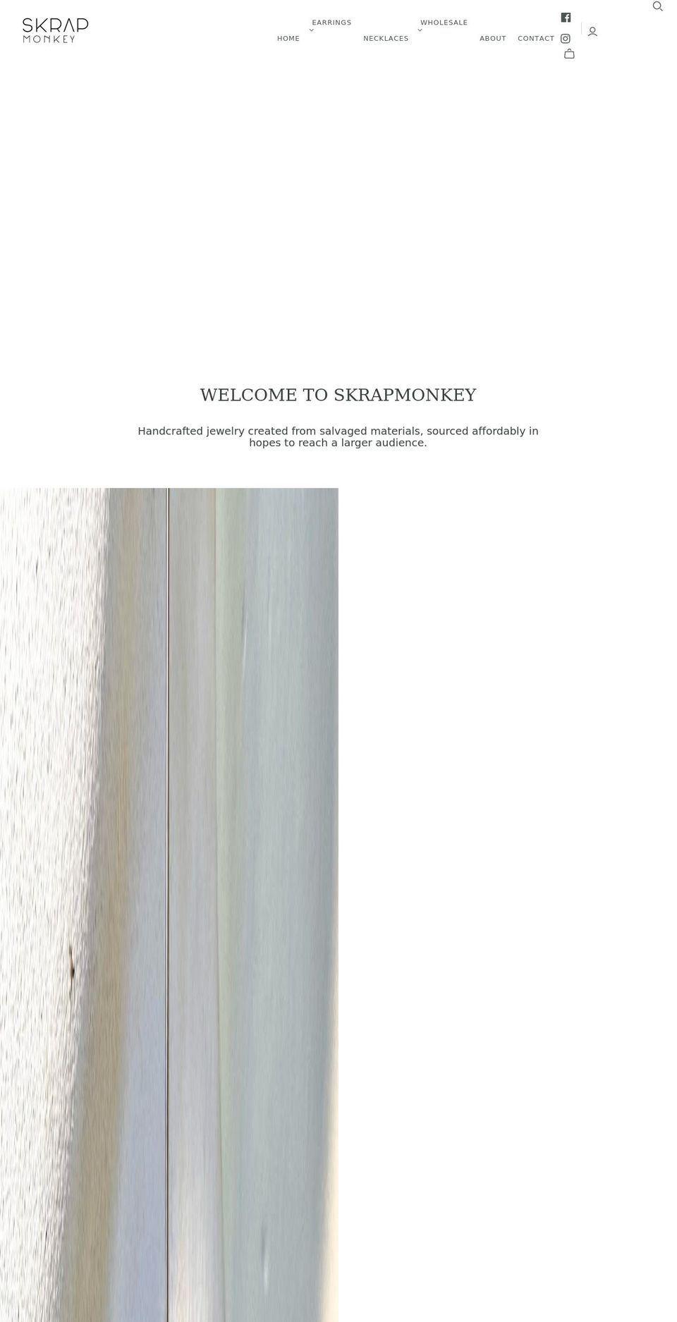 skrapmonkey.com shopify website screenshot