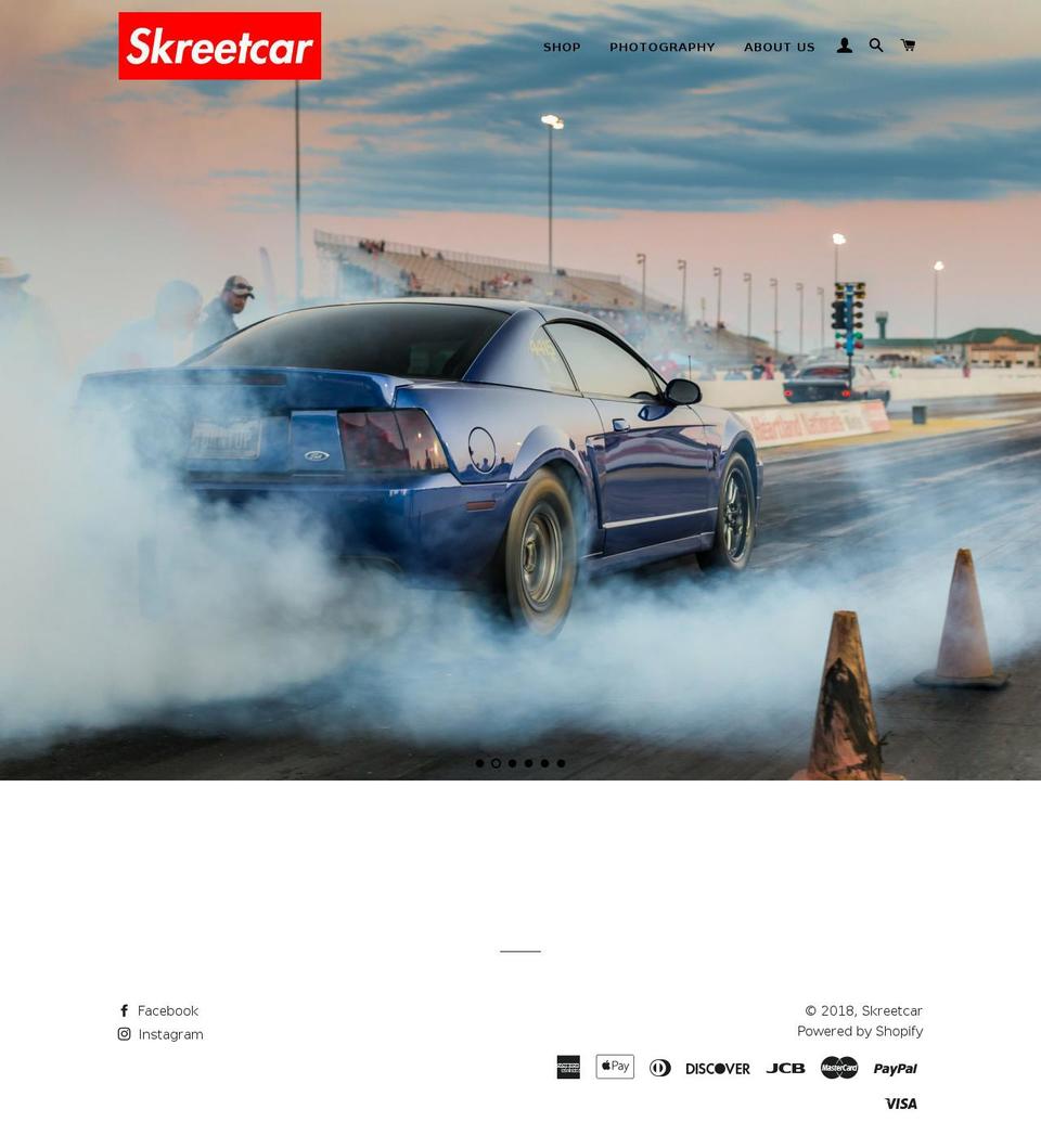 skreetcar.com — Shopify storefront screenshot