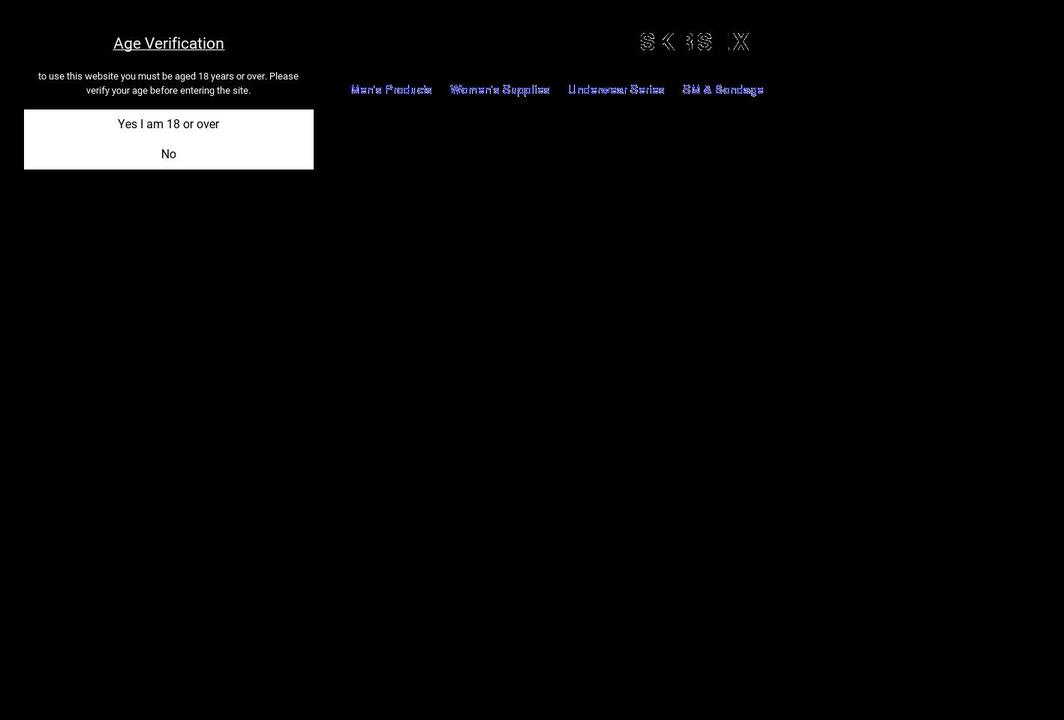 skrsex.com shopify website screenshot