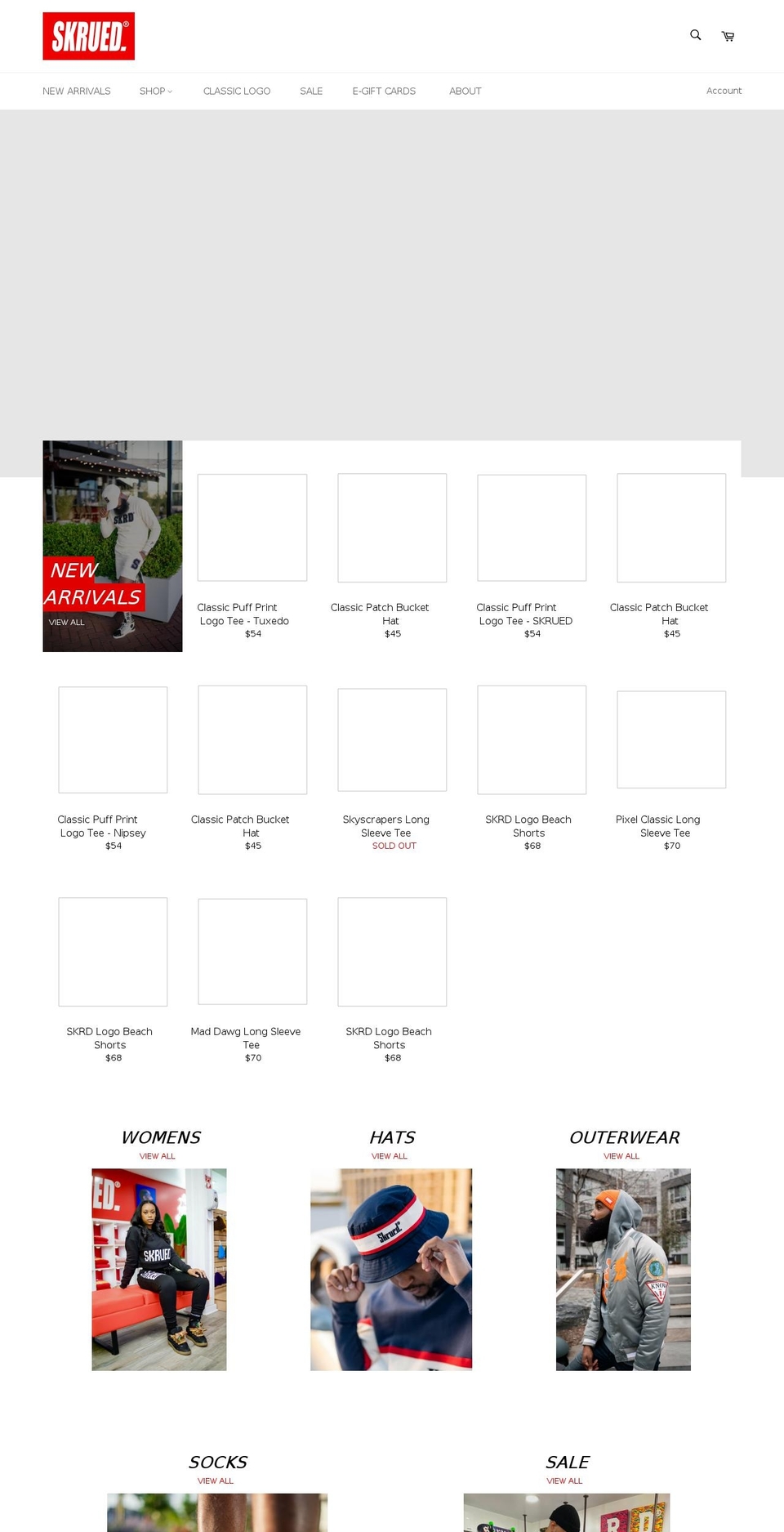 skrued.com shopify website screenshot