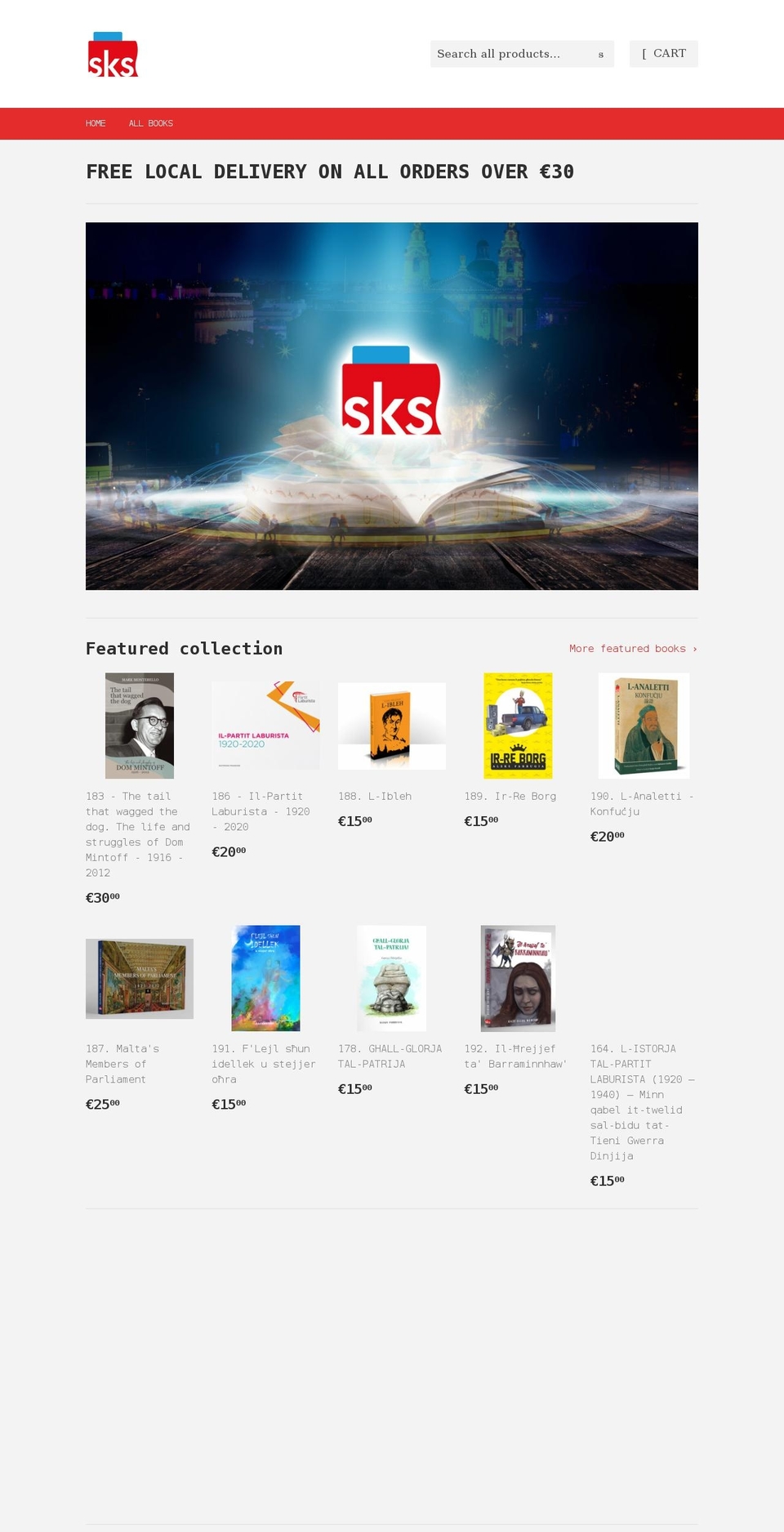 skspublishers.com shopify website screenshot