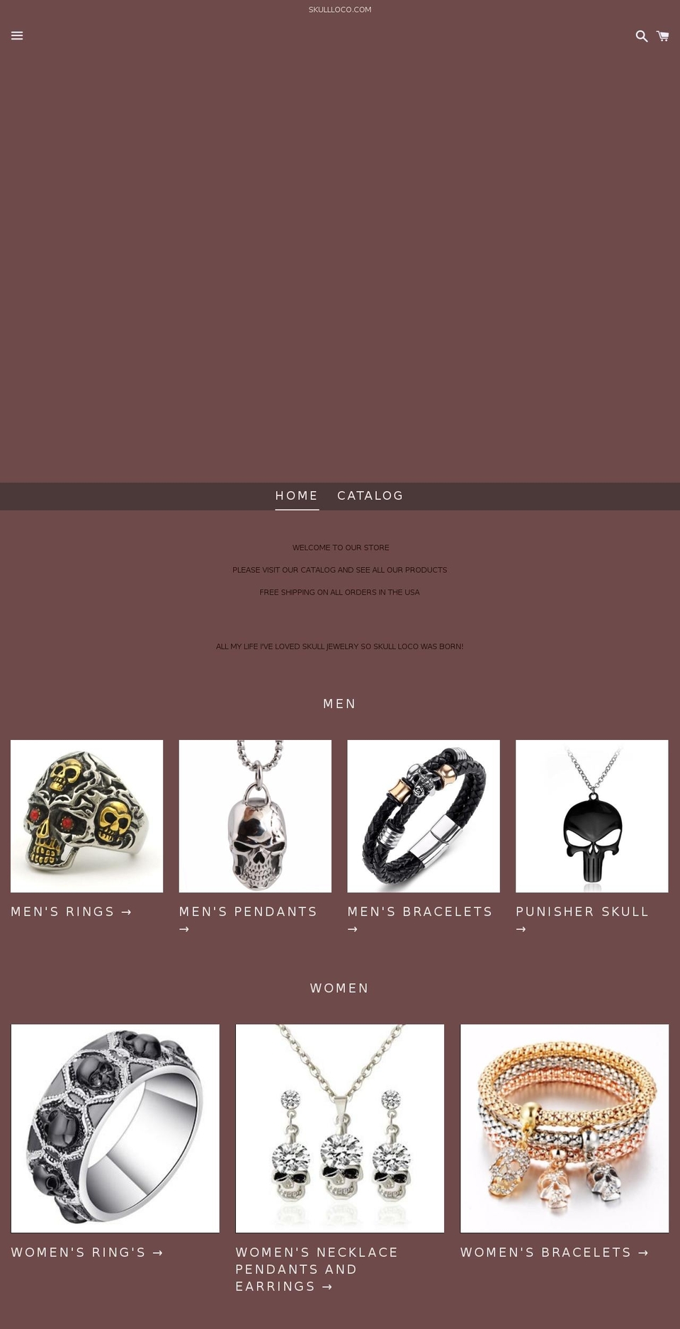 skulldrawing.com — Shopify storefront screenshot