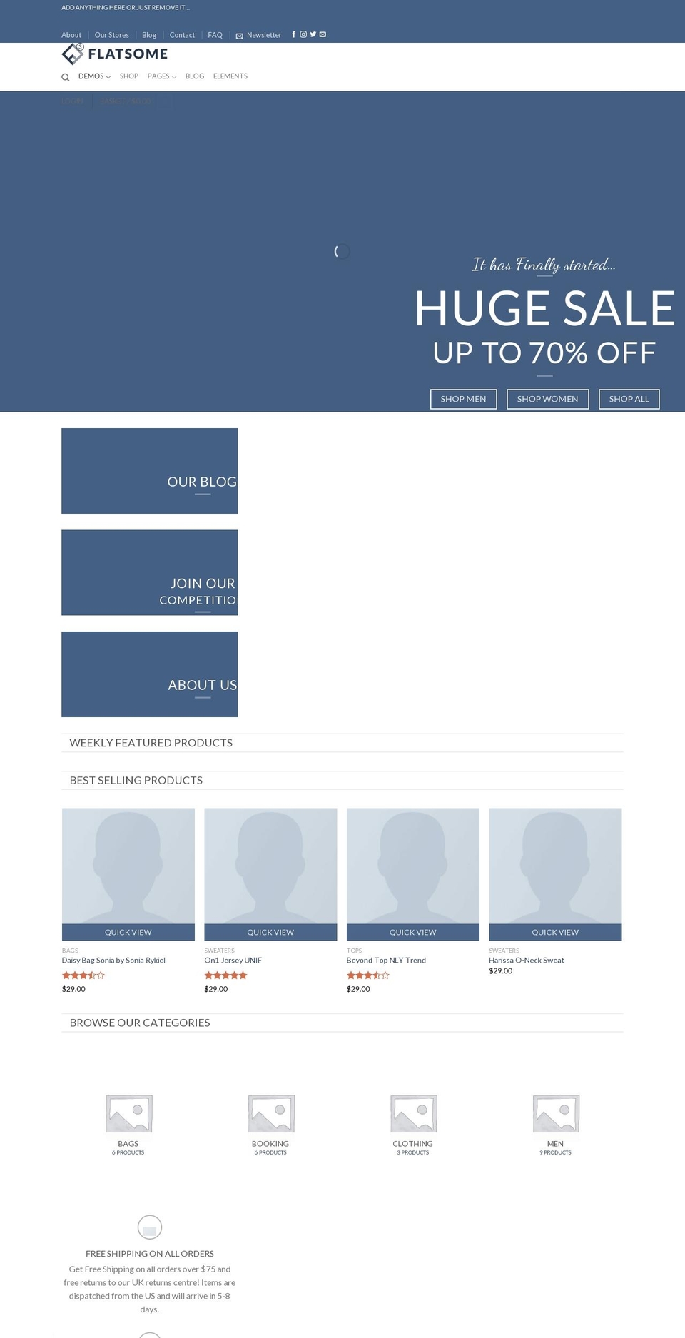 skullfantasy.com — Shopify storefront screenshot