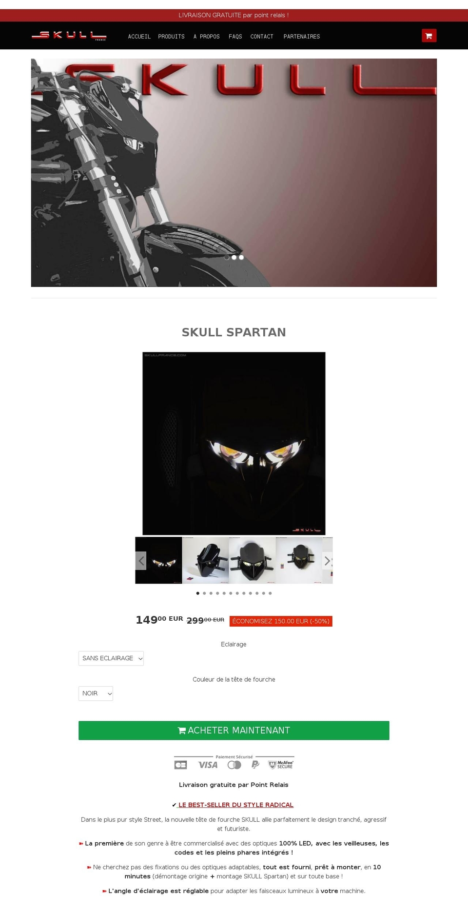 speedfly-1-10 Shopify theme site example skullfrance.com