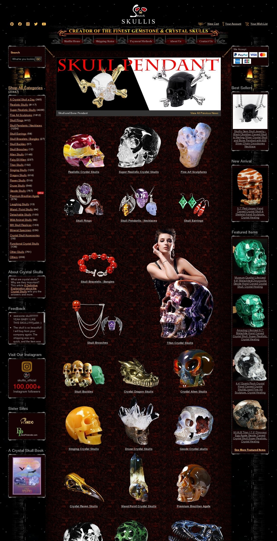 skullis-jewelry.com — Shopify storefront screenshot