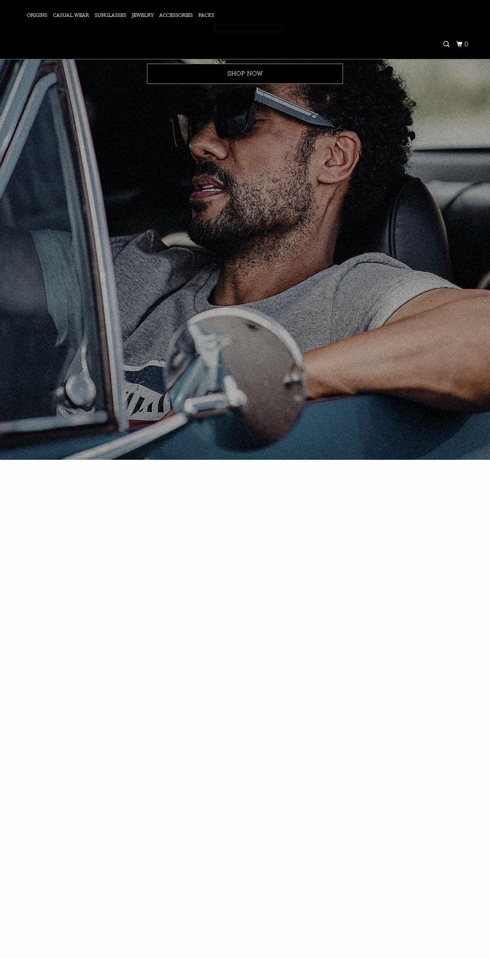 skullridergarage.com — Shopify storefront screenshot