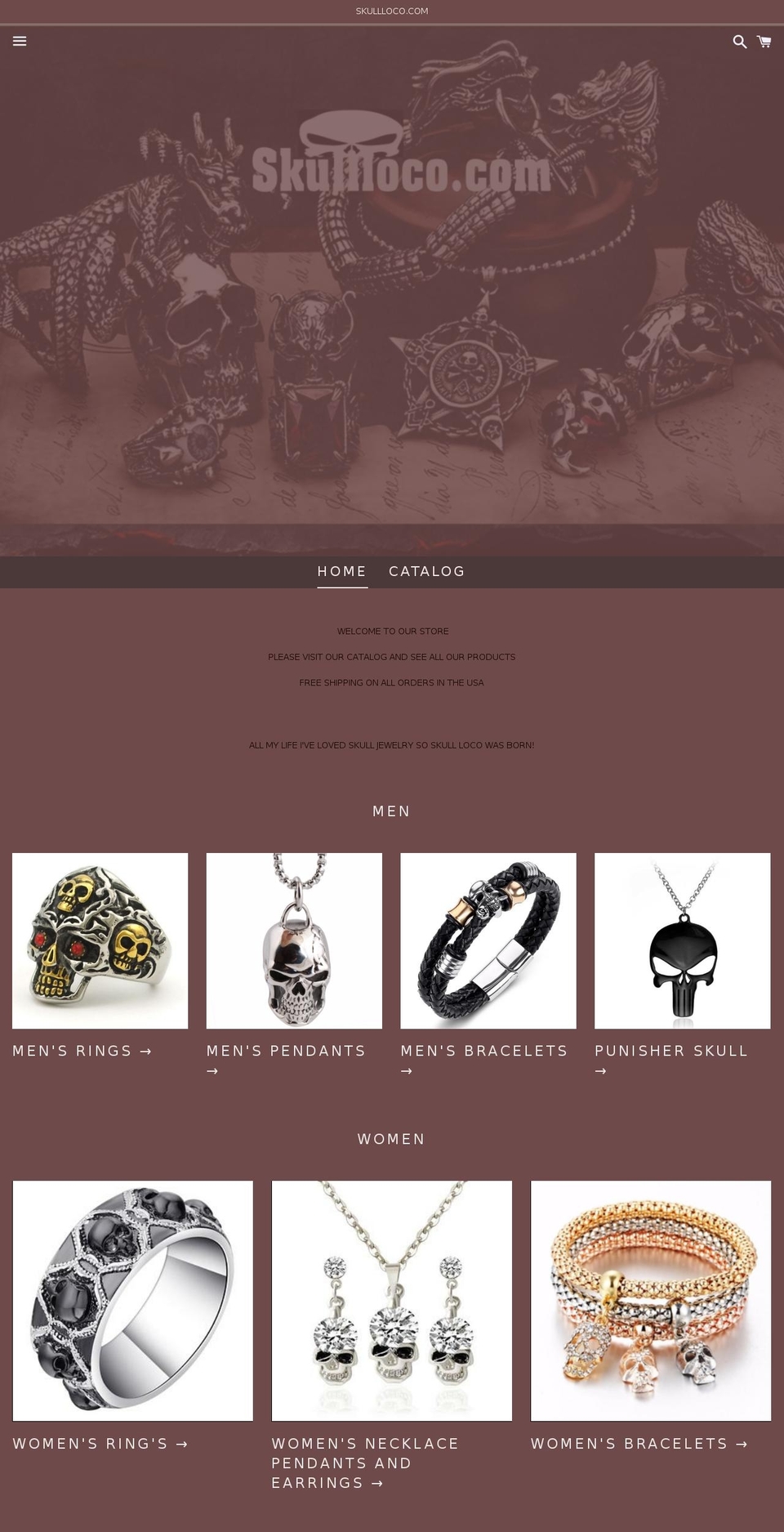 skulls.biz shopify website screenshot