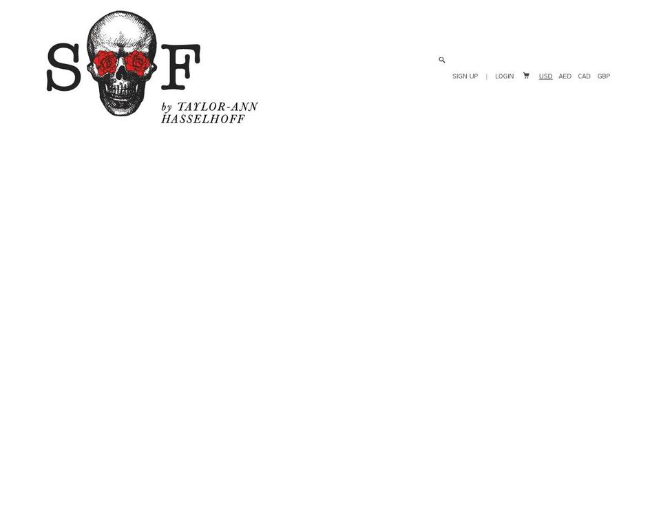 skullsonfirejewelry.com shopify website screenshot