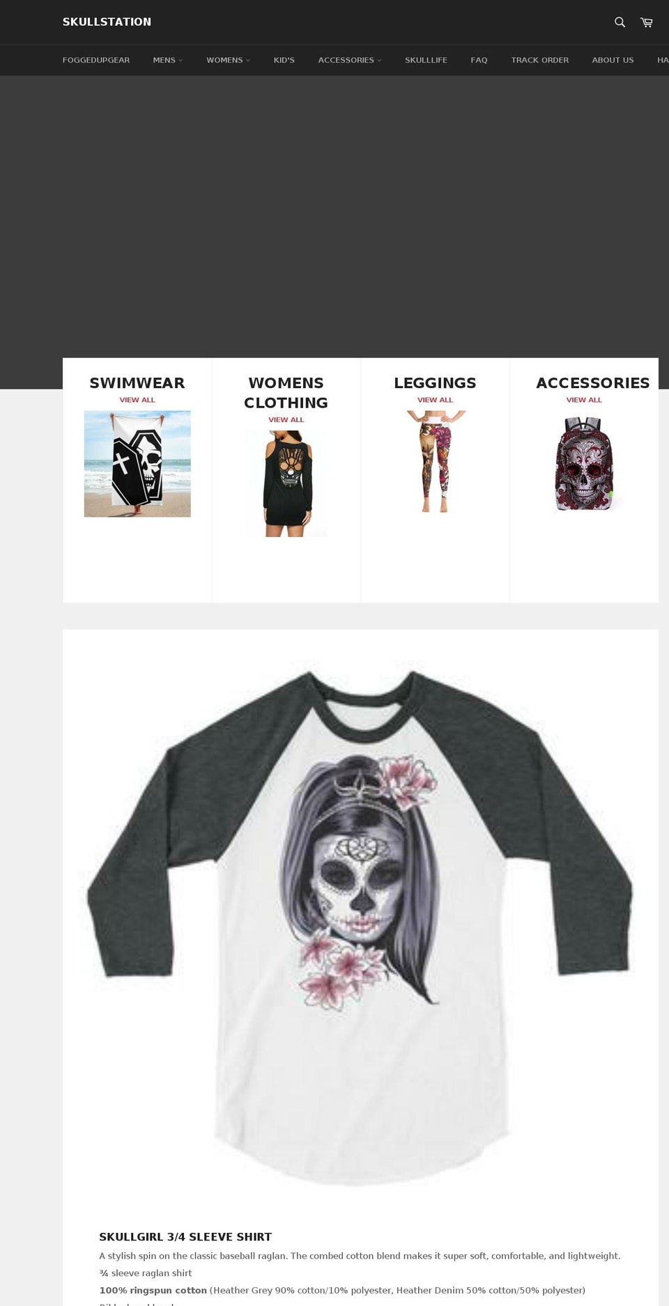 skullstation.com shopify website screenshot