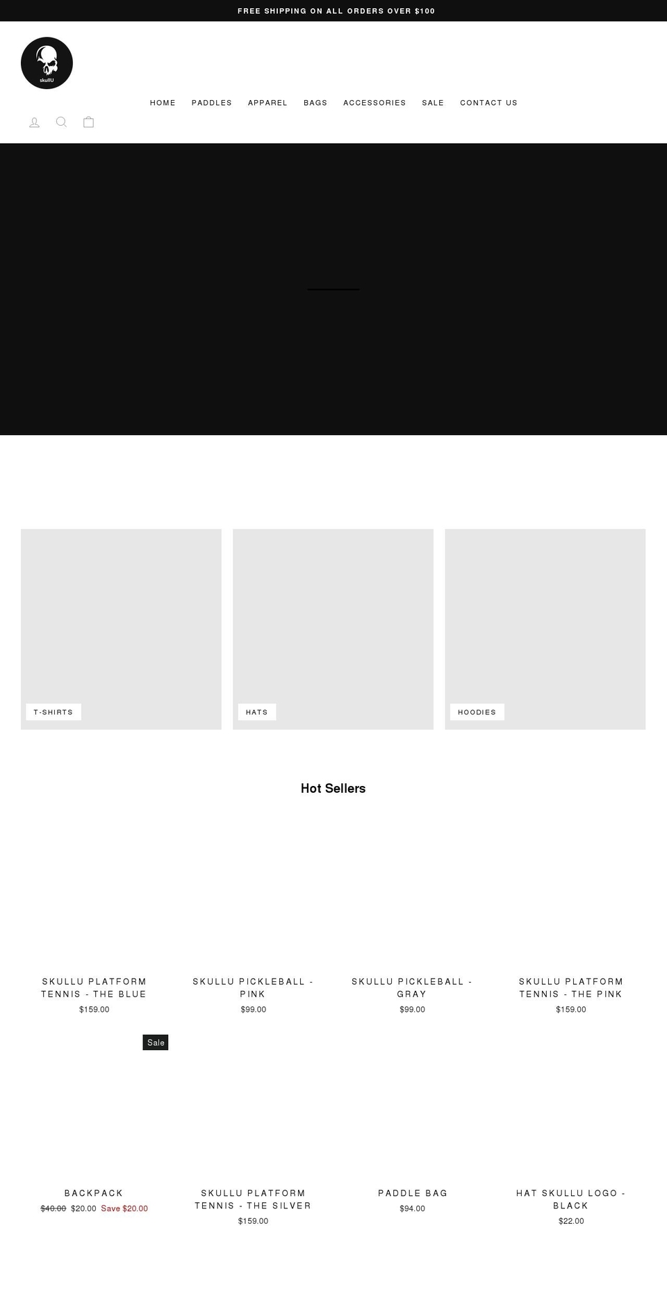 skullupaddles.com shopify website screenshot