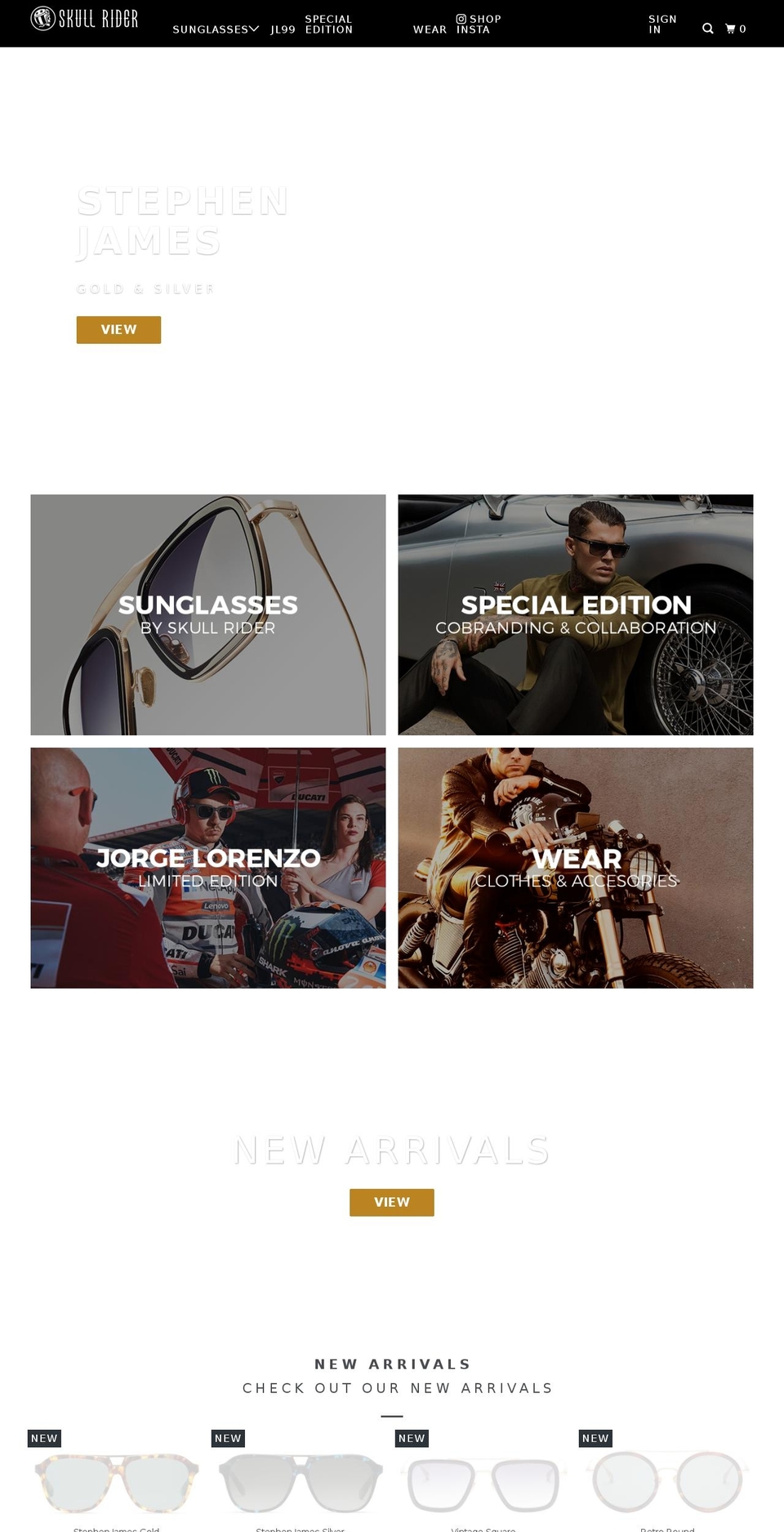 skullxperience.com shopify website screenshot