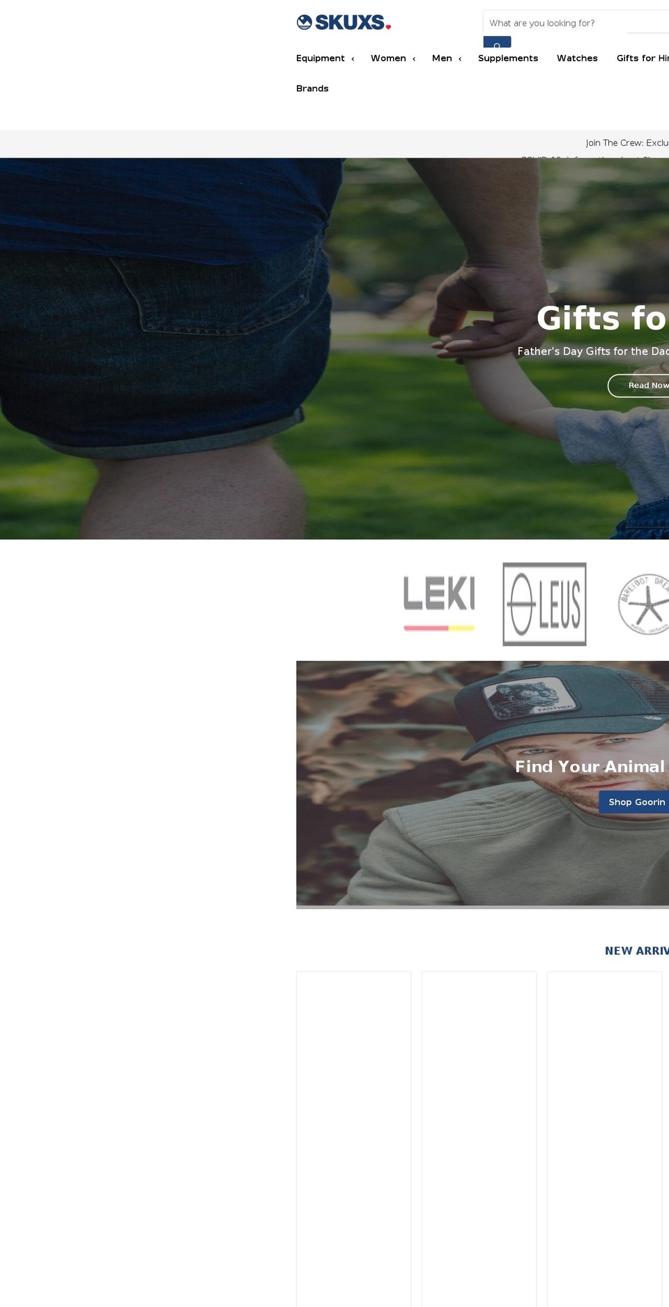 skuxs.com shopify website screenshot