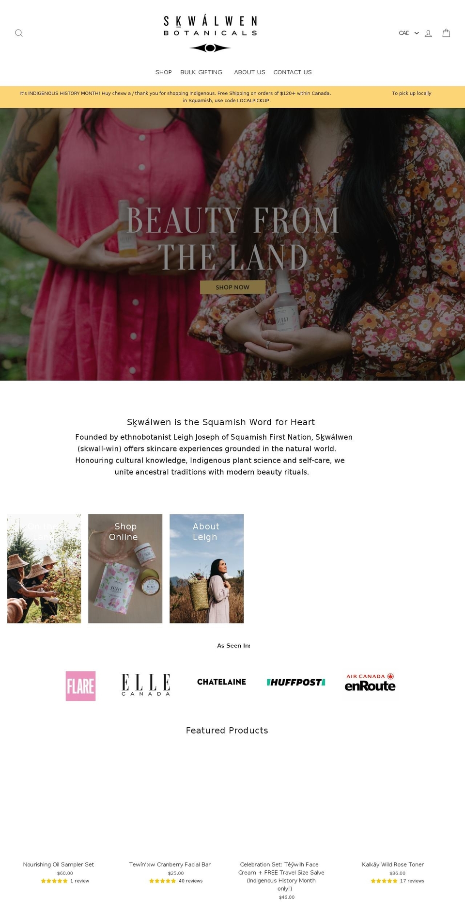 skwalwen.com shopify website screenshot