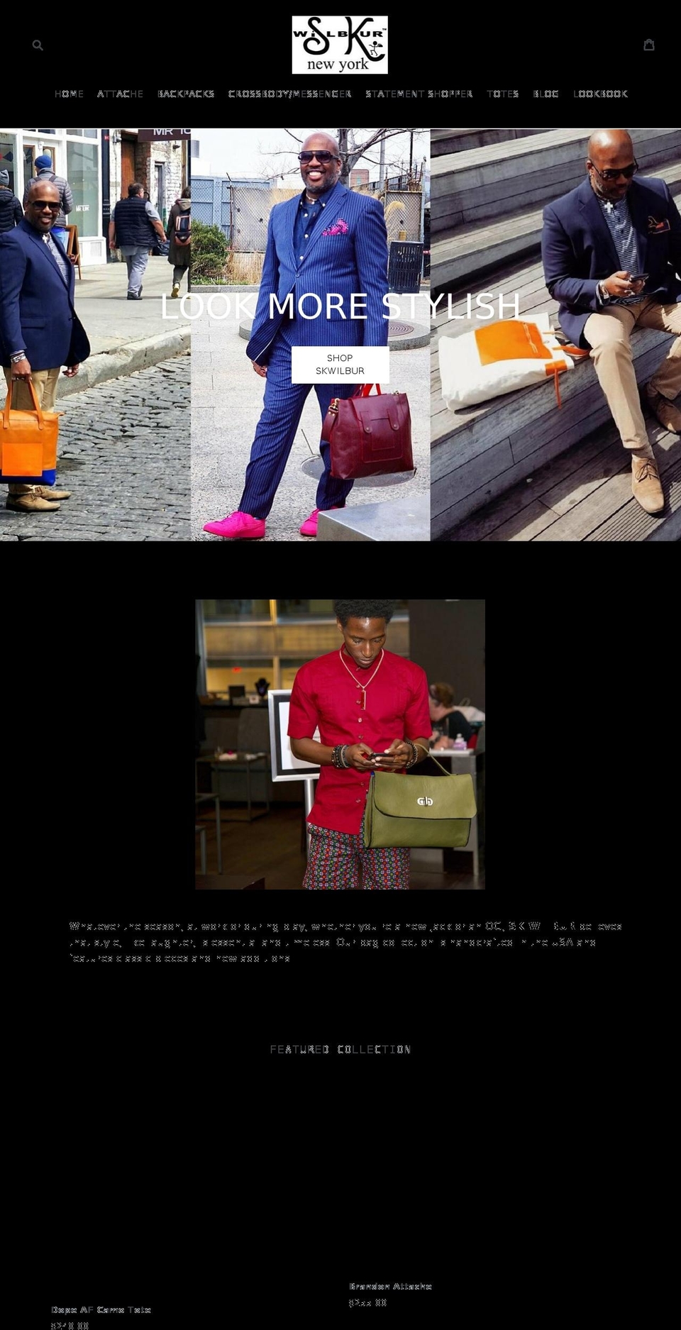 skwilbur.com shopify website screenshot