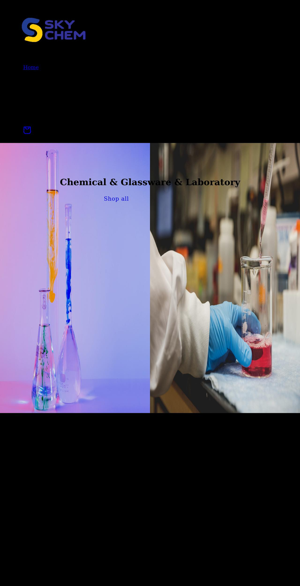 sky-chem.com shopify website screenshot