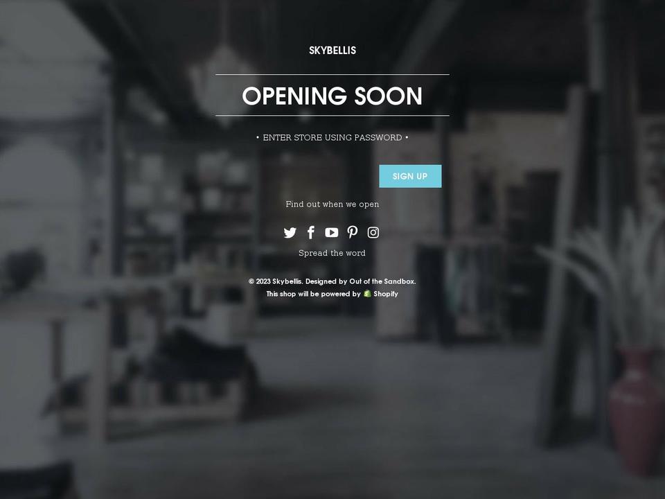 skybellis.com shopify website screenshot