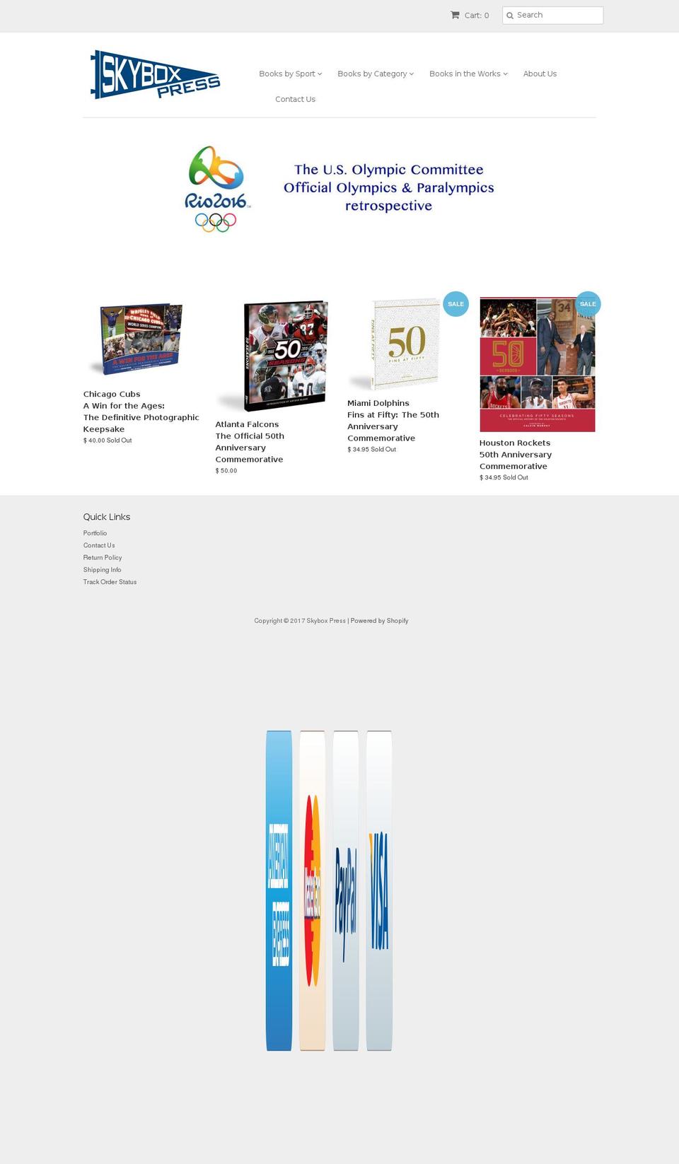 skyboxpress.com shopify website screenshot
