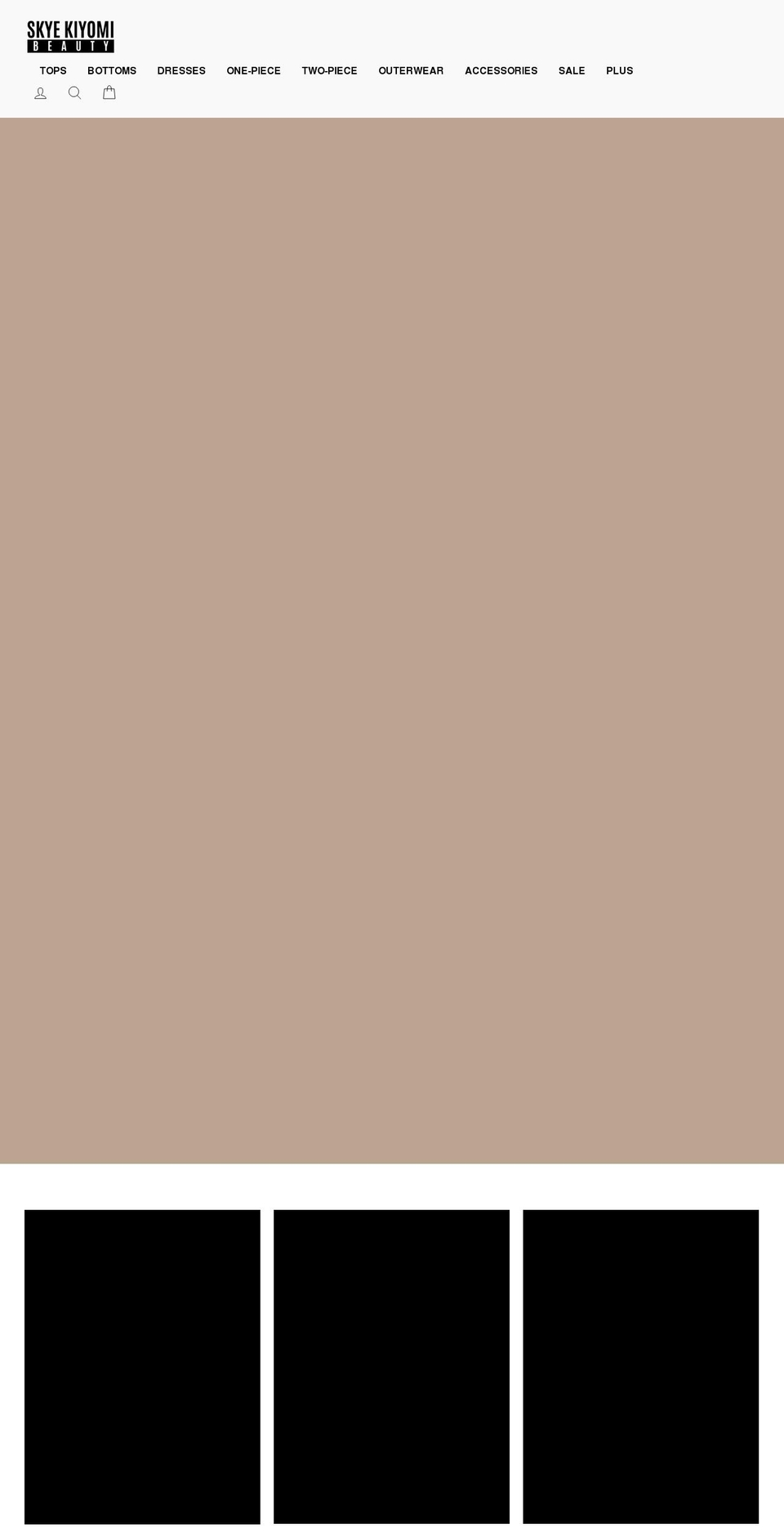 skyekiyomi.com shopify website screenshot