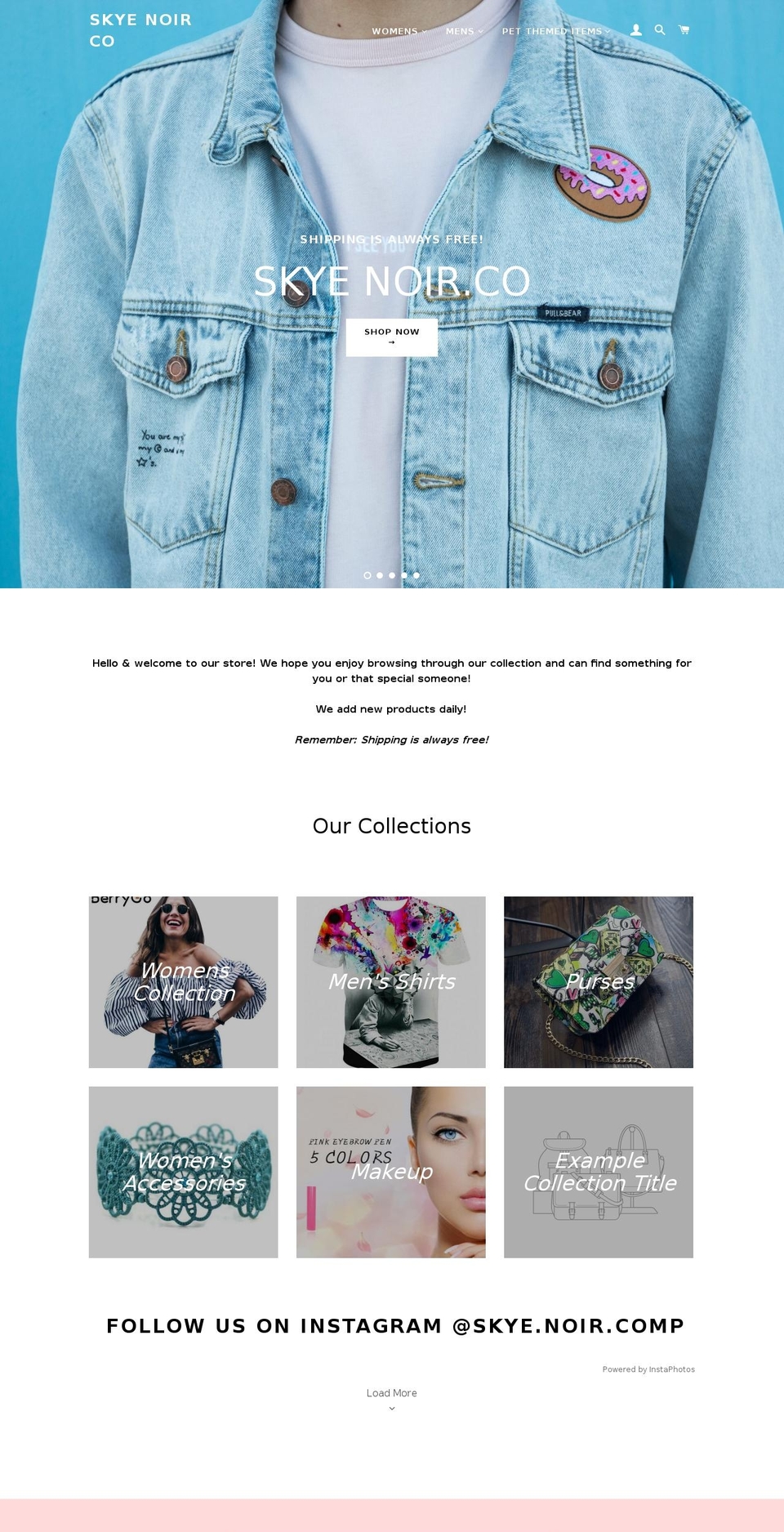 skyenoirco.com — Shopify storefront screenshot