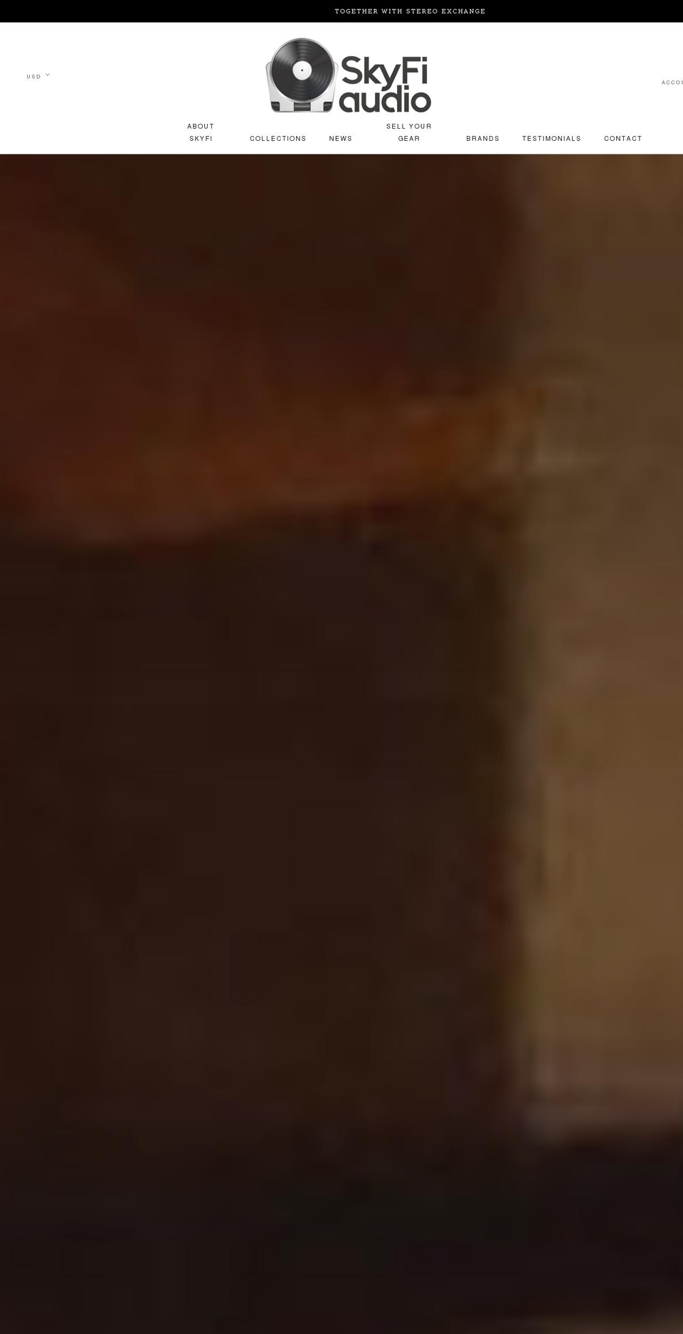 skyfiaudio.com shopify website screenshot