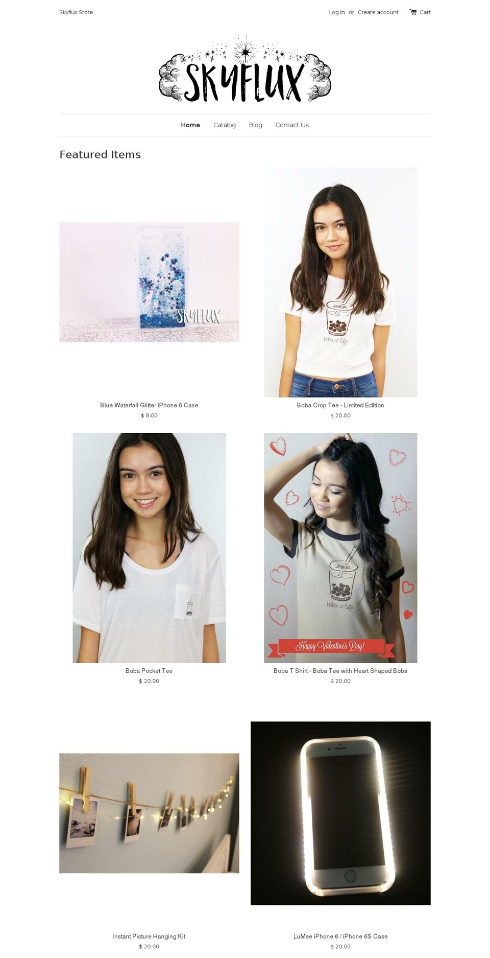 skyfluxstore.com shopify website screenshot