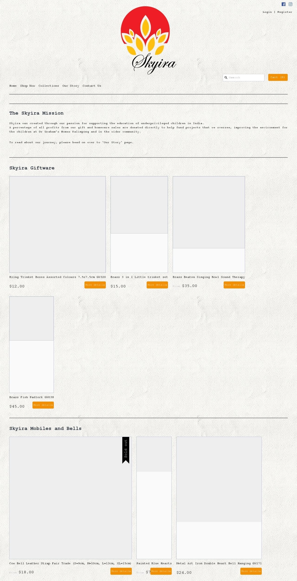 skyira.com.au shopify website screenshot