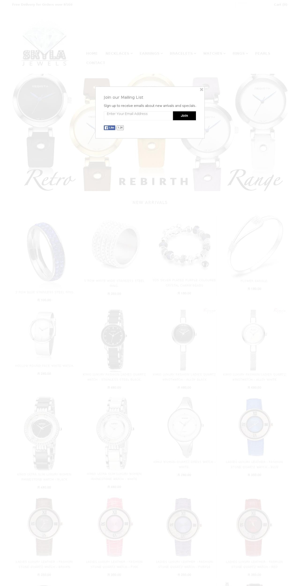 skylajewels.com shopify website screenshot