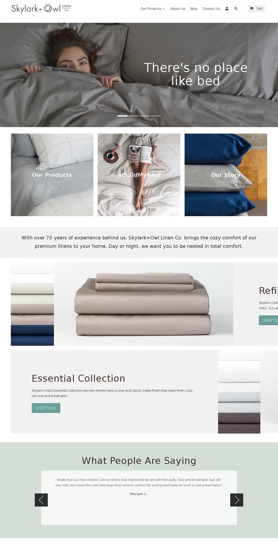 skylarkandowlinen.info shopify website screenshot